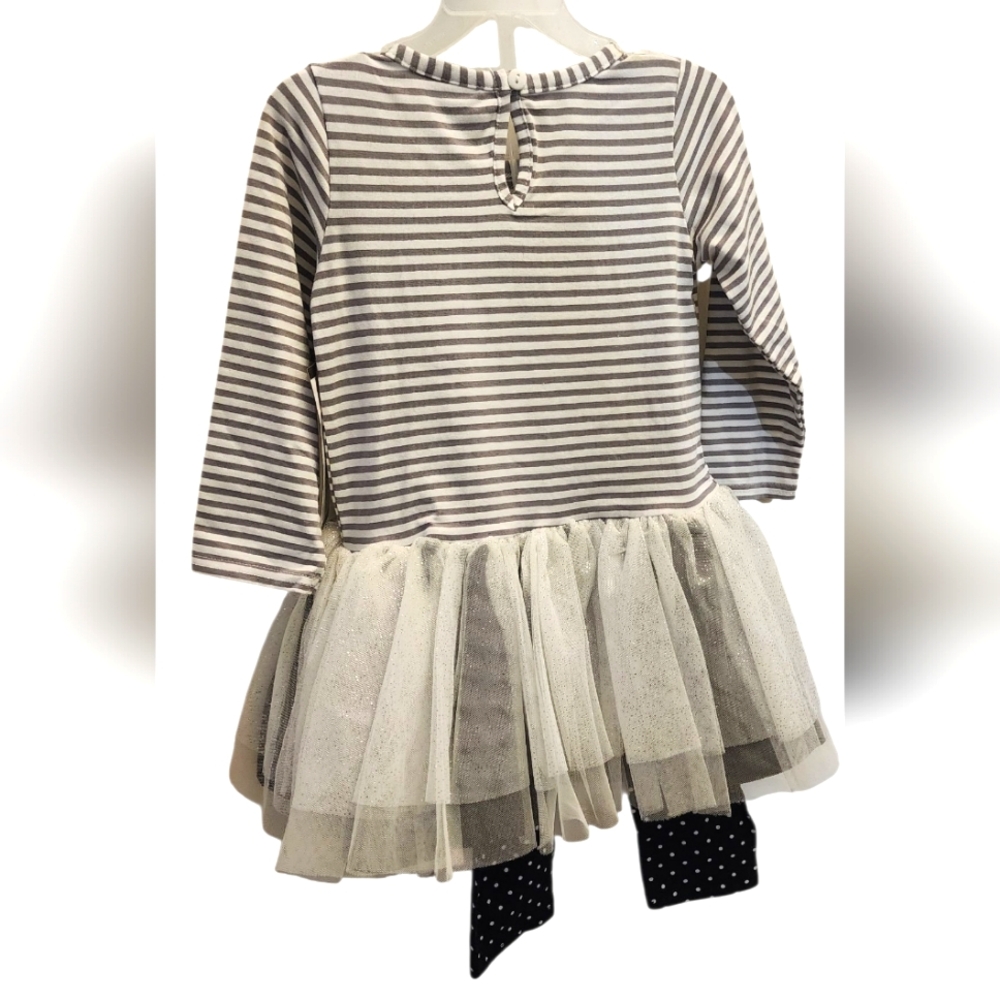 Girls Halloween Ghost 2 Pc Outfit - Picture 3 of 4